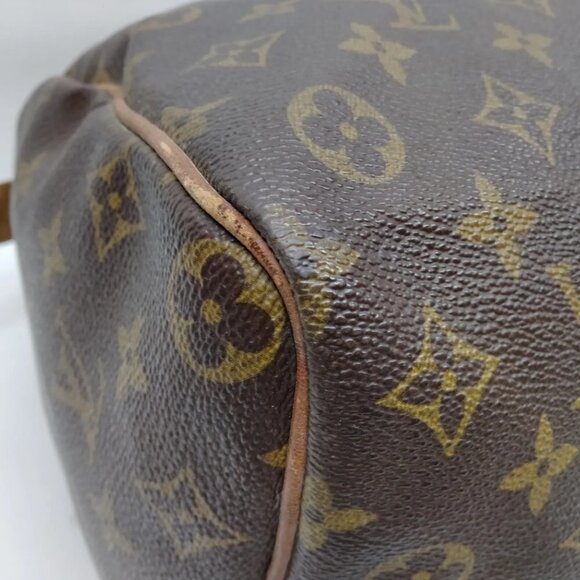 100% Authentic Louis Vuitton Speedy 35 Brown Monogram Hand Bag - Picture 5 of 9